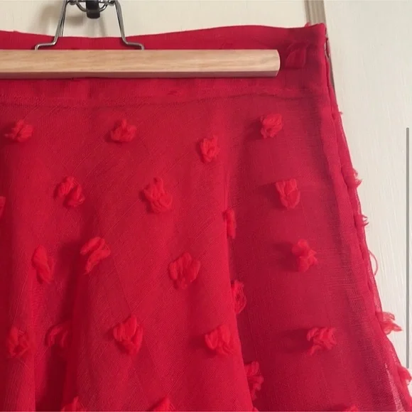 EUC Red Anthropologie StyleKeepers Skirt, Size Medium, Worn Once! - Picture 2 of 5